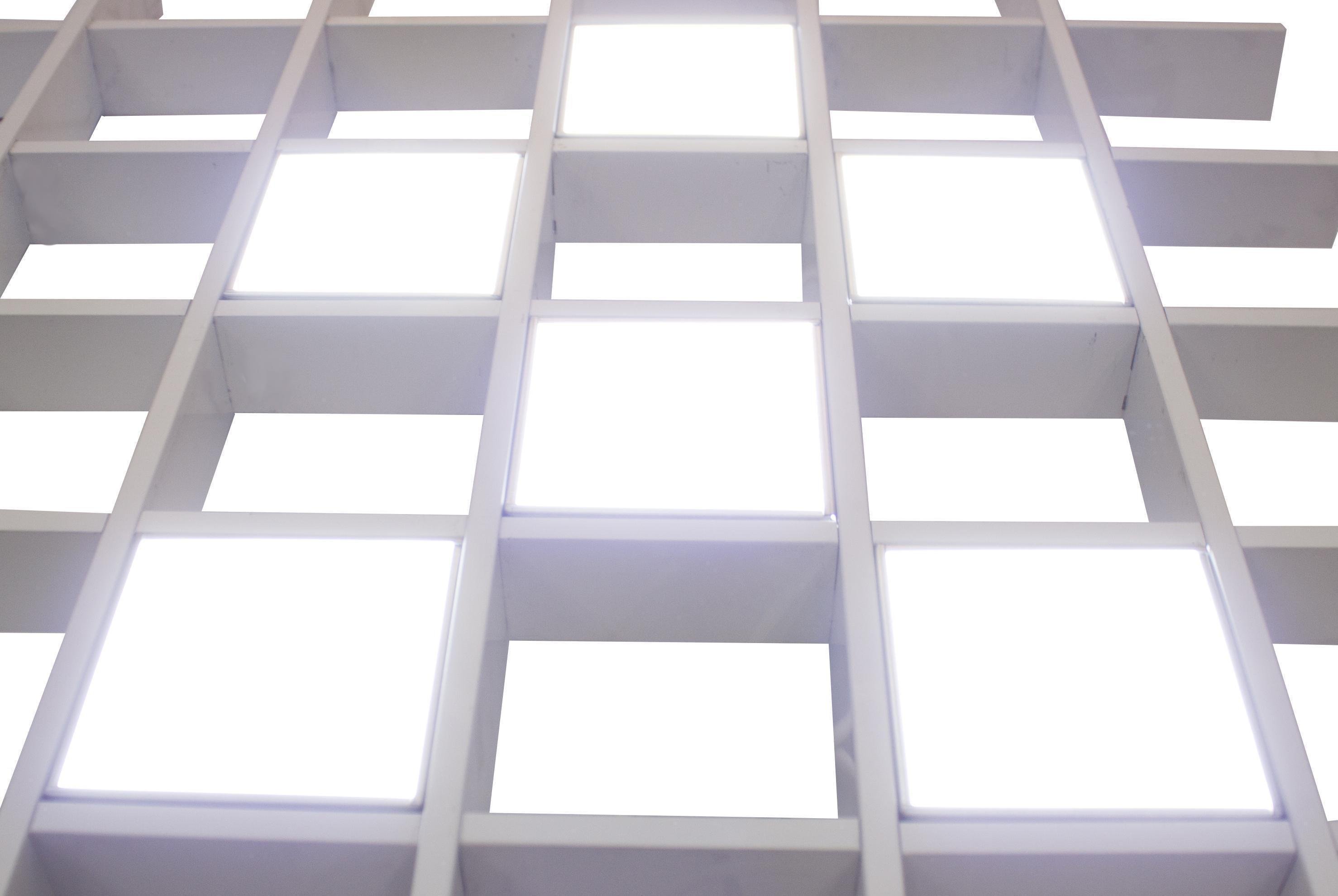 Система светильников Грильято СГД 54 Вт 6 шт. 100х100 мм 4000К