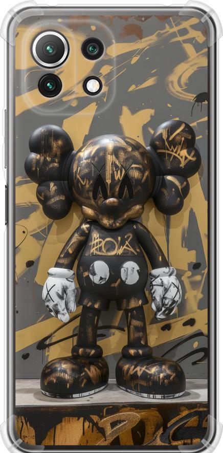 Чехол на Xiaomi Mi 11 Lite Bronze kaws (6097sp-2281-42517)