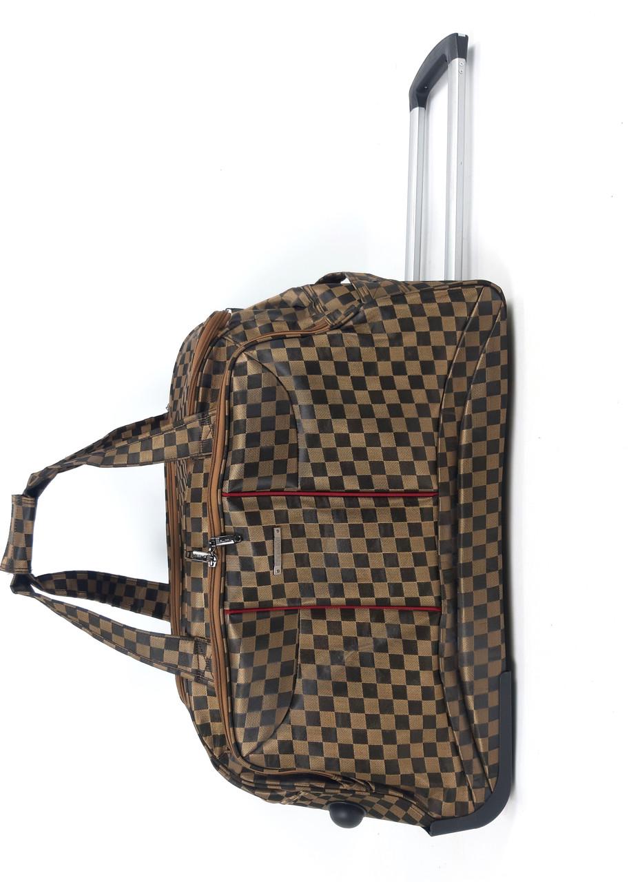 Сумка на 3 колесах Filippini XL 80 л 64х33х37 см Коричневий (522-5) Сумка на 3 колесах Filippini XL 80 л 64х33х37 см Коричневий (522-5)