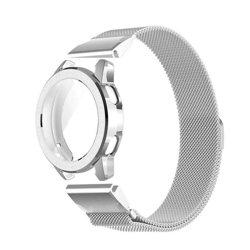 Комплект для часов Xiaomi Watch S3 защитный чехол и металлический ремешок 22 мм Серебристый (2216125554) Комплект для часов Xiaomi Watch S3 защитный чехол и металлический ремешок 22 мм Серебристый (2216125554)