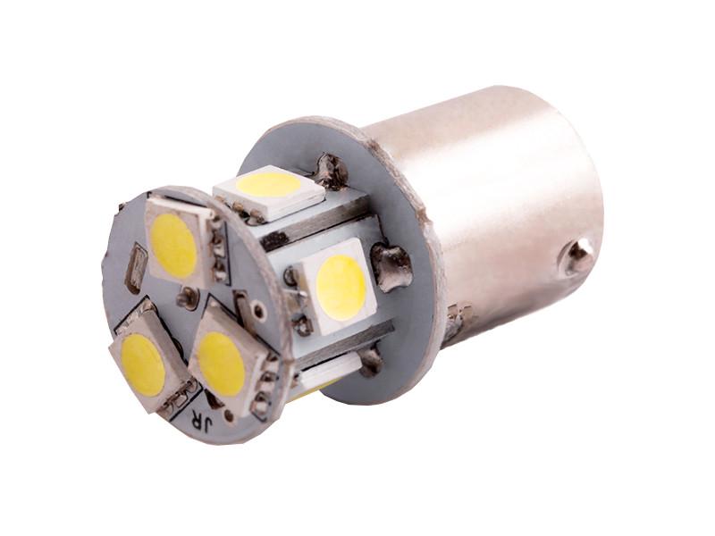 Автолампа светодиодная T25 P21W 1156 12 В SMD5050-8led Белый (209)