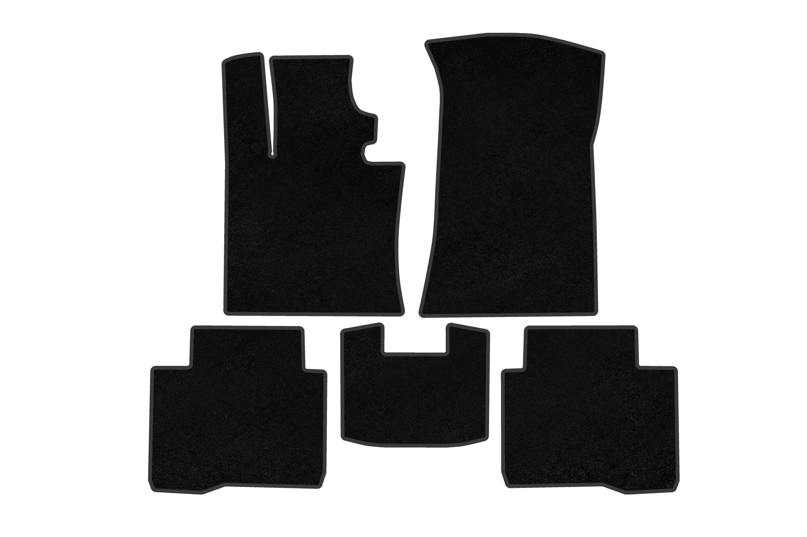 Коврики автомобильные Digital Designs Deluxe для SsangYong Torres 2022– гг. ткань Черный (185142)