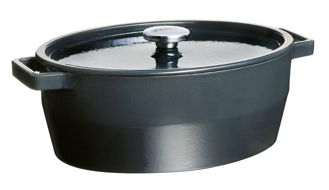 Каструля PYREX Slow Cook чавун 5,8 л Сірий (UG-SC4AC33/6641) Каструля PYREX Slow Cook чавун 5,8 л Сірий (UG-SC4AC33/6641)