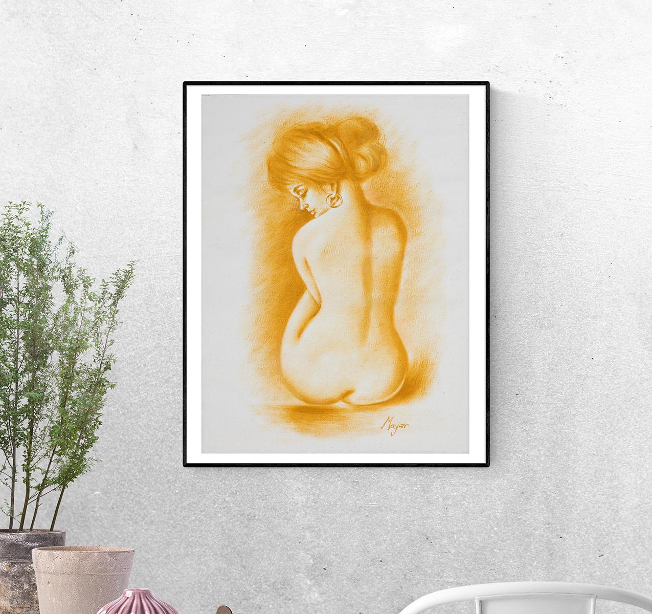 Постер Изящные линии тела формат А-5 (pin_up010002_Poster)