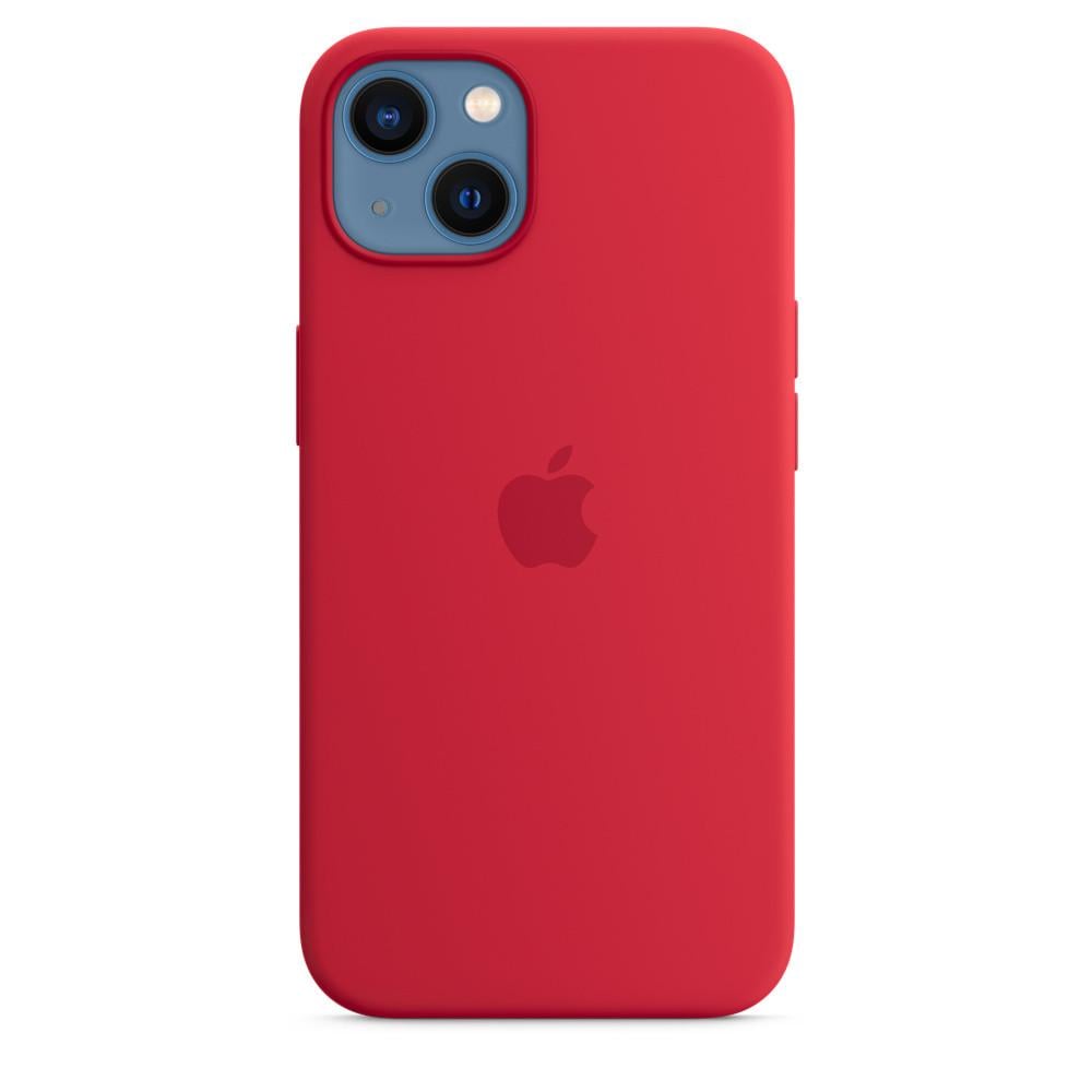 Силіконовий чохол-накладка Apple Silicone Case for iPhone 13, Product Red (HC)(A) - фото 3