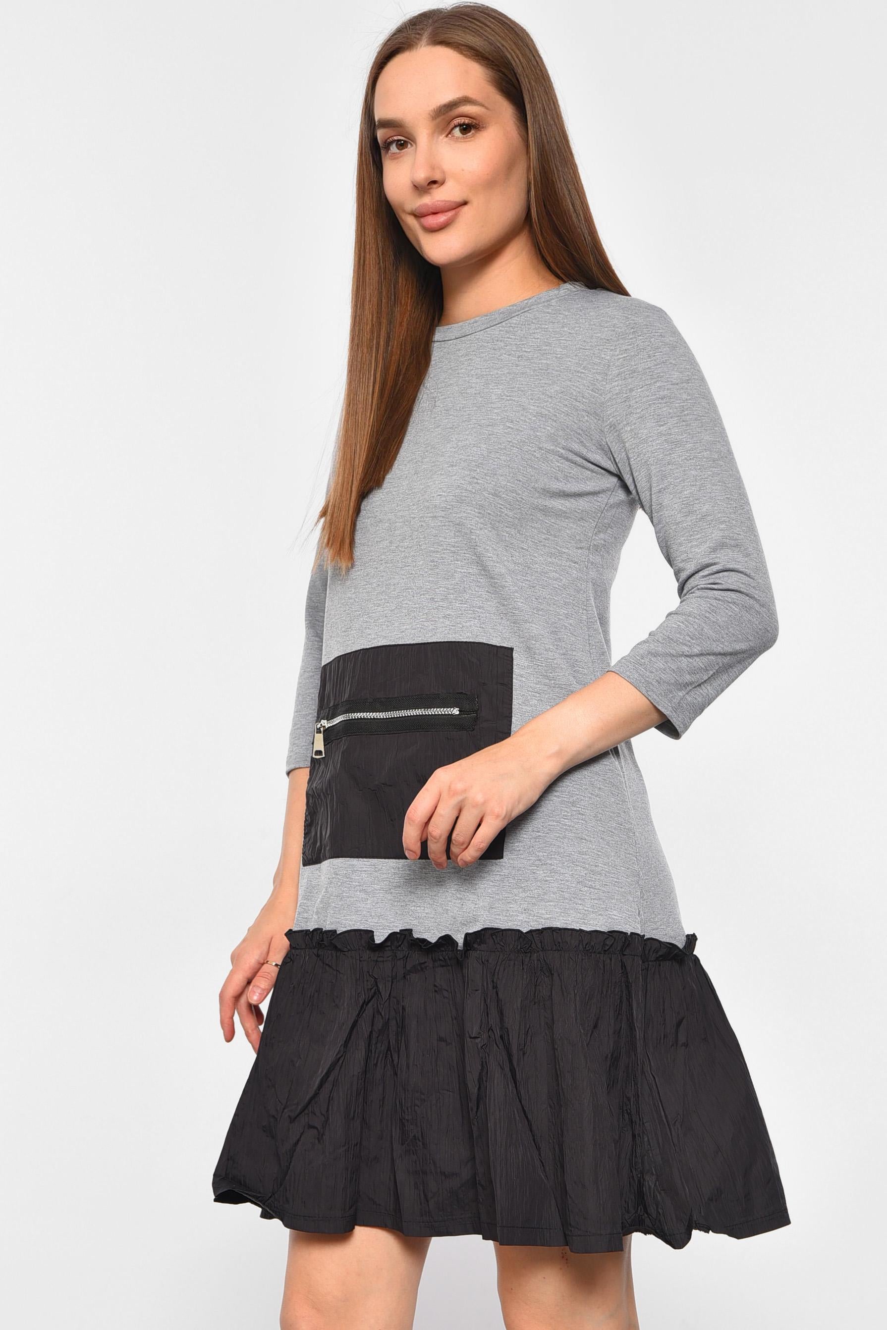 Платье женское р. 38 Серый (188303)