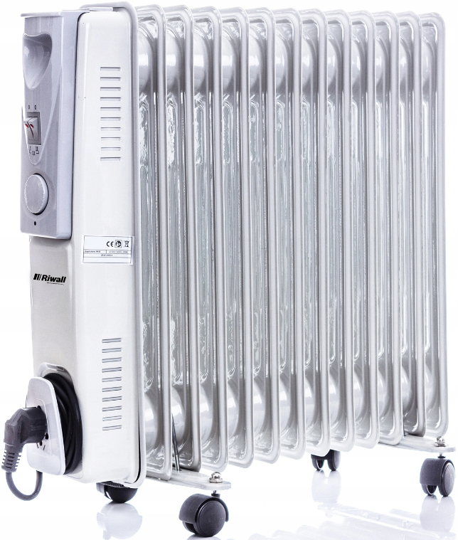 Нагрівач оливний 13 ребер Riwall 2500 W (657044012)