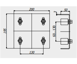 Ограничитель Roll Grand для ворот весом до 800 кг до 8 м (1310) - фото 2 Ограничитель Roll Grand для ворот весом до 800 кг до 8 м (1310) - фото 2