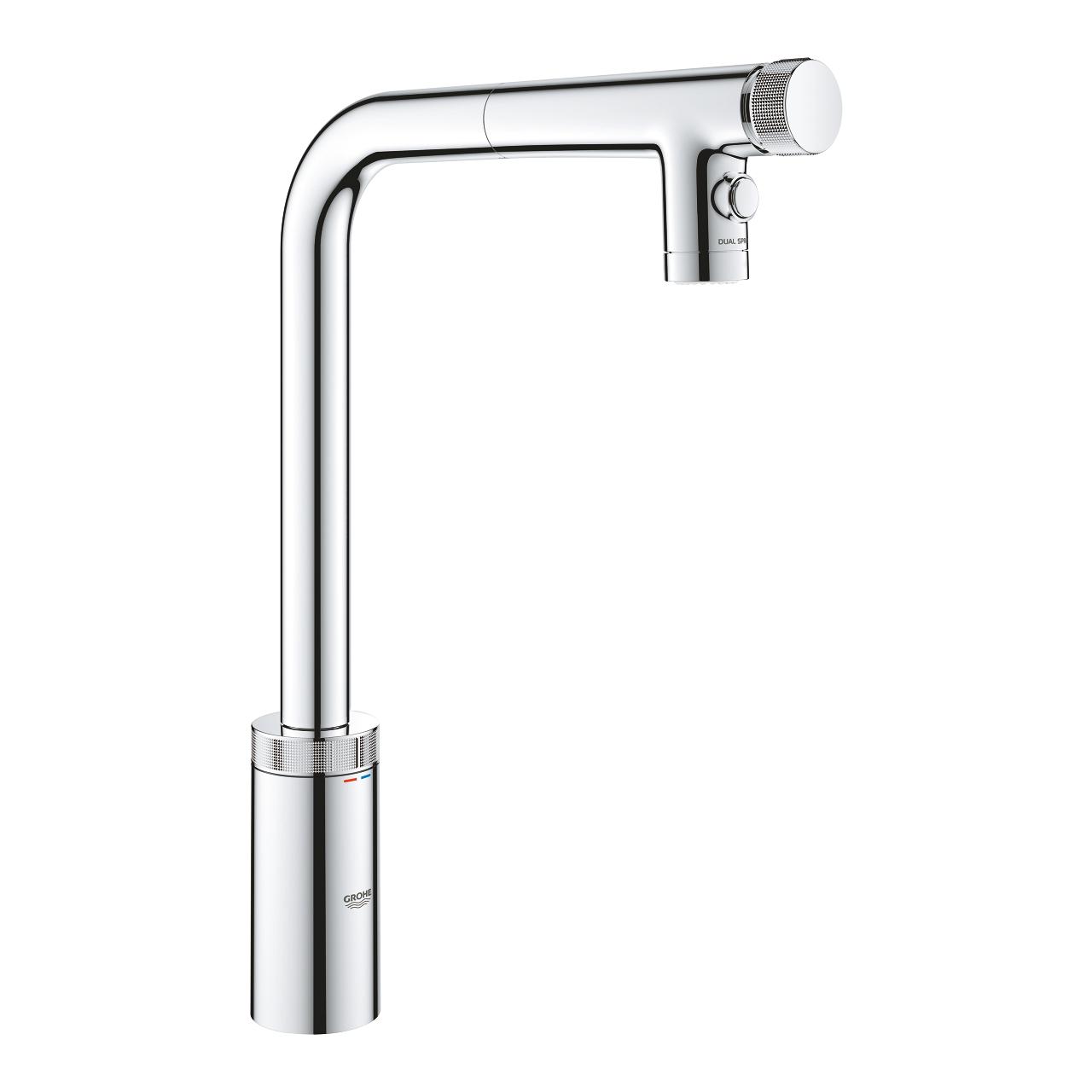 Смеситель для кухни Grohe Vento SmartControl 31891000 с видвижной лейкой Хром (162979)