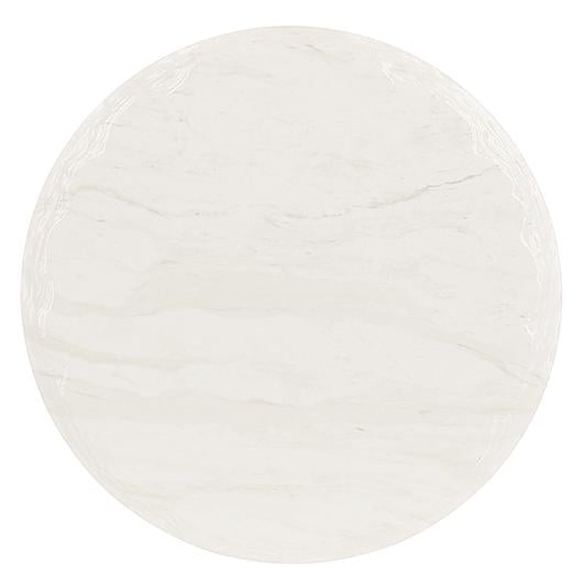 Подставка под горячее BonaDi d 16 см керамическая на пробковой основе Белый мрамор (DR015781)