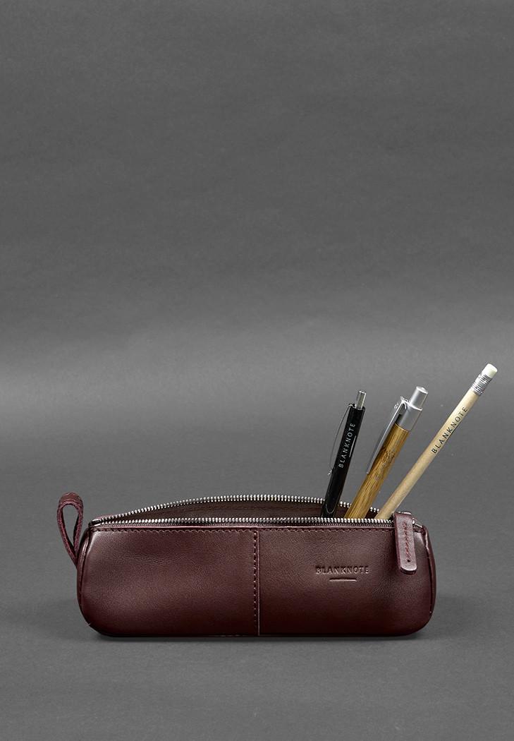 Пенал-несесер шкіряний 4.0 Бордовий (A-027917) - фото 2