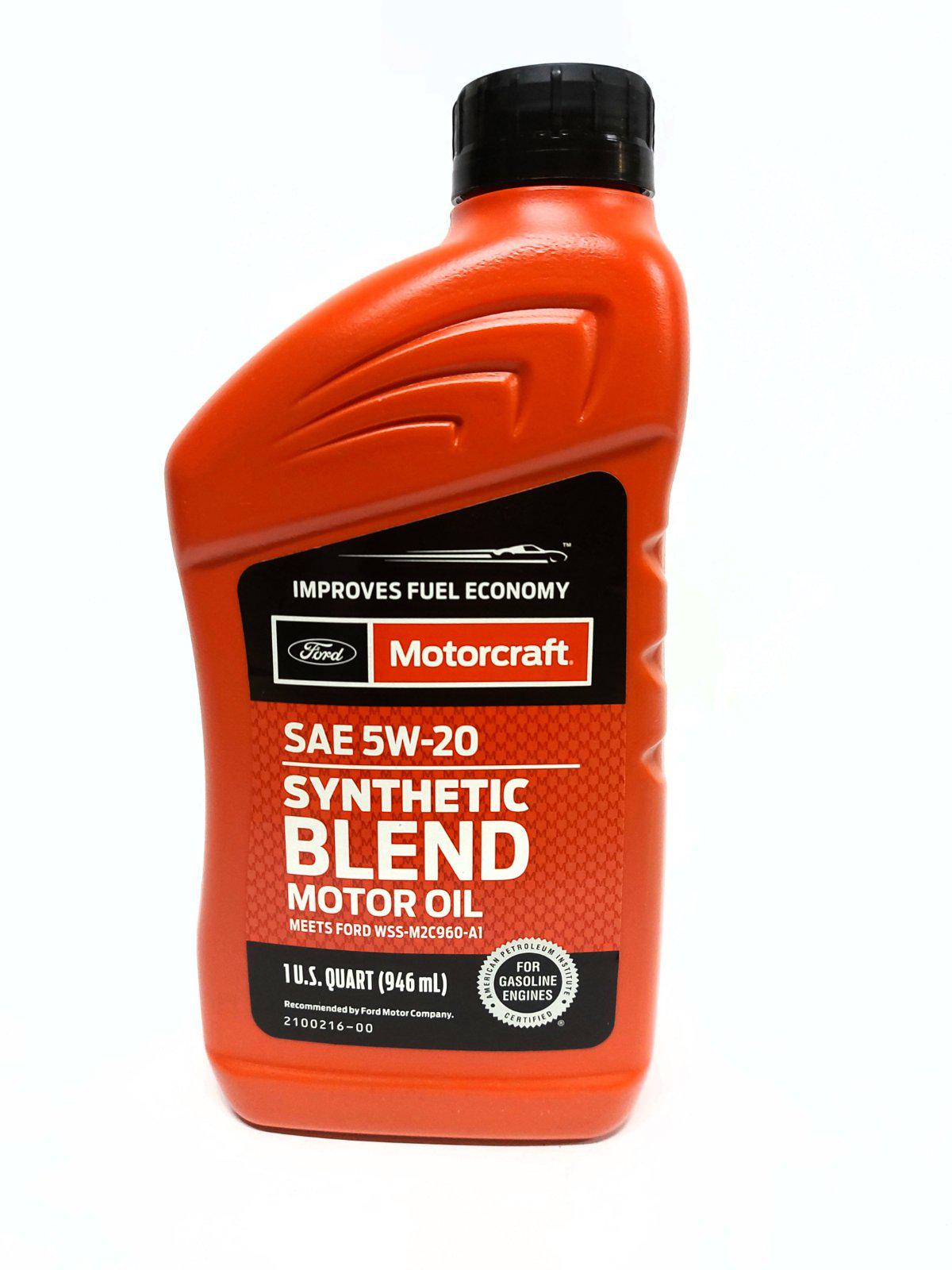 Масло моторное Ford Motorcraft Synthetic Blend Motor 5W20 Oil 950 мл (XO5W20Q1SP)