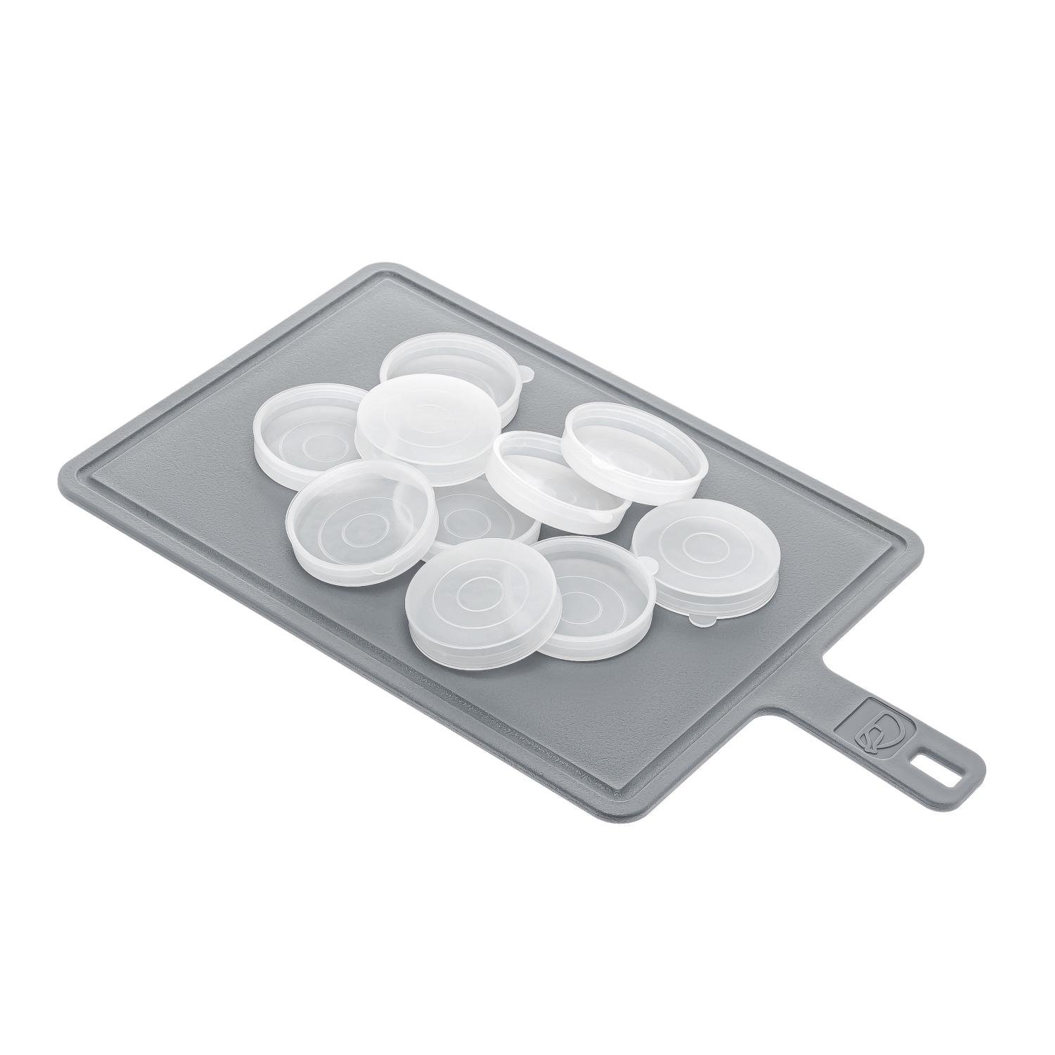 Набор полиэтиленовых крышек майонезных 10 шт. (87988)