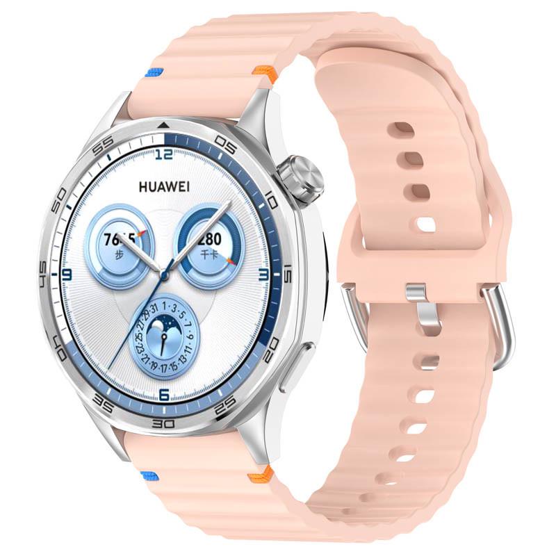 Ремешок силиконовый Wavy для Smart Watch 20 мм Light Pink