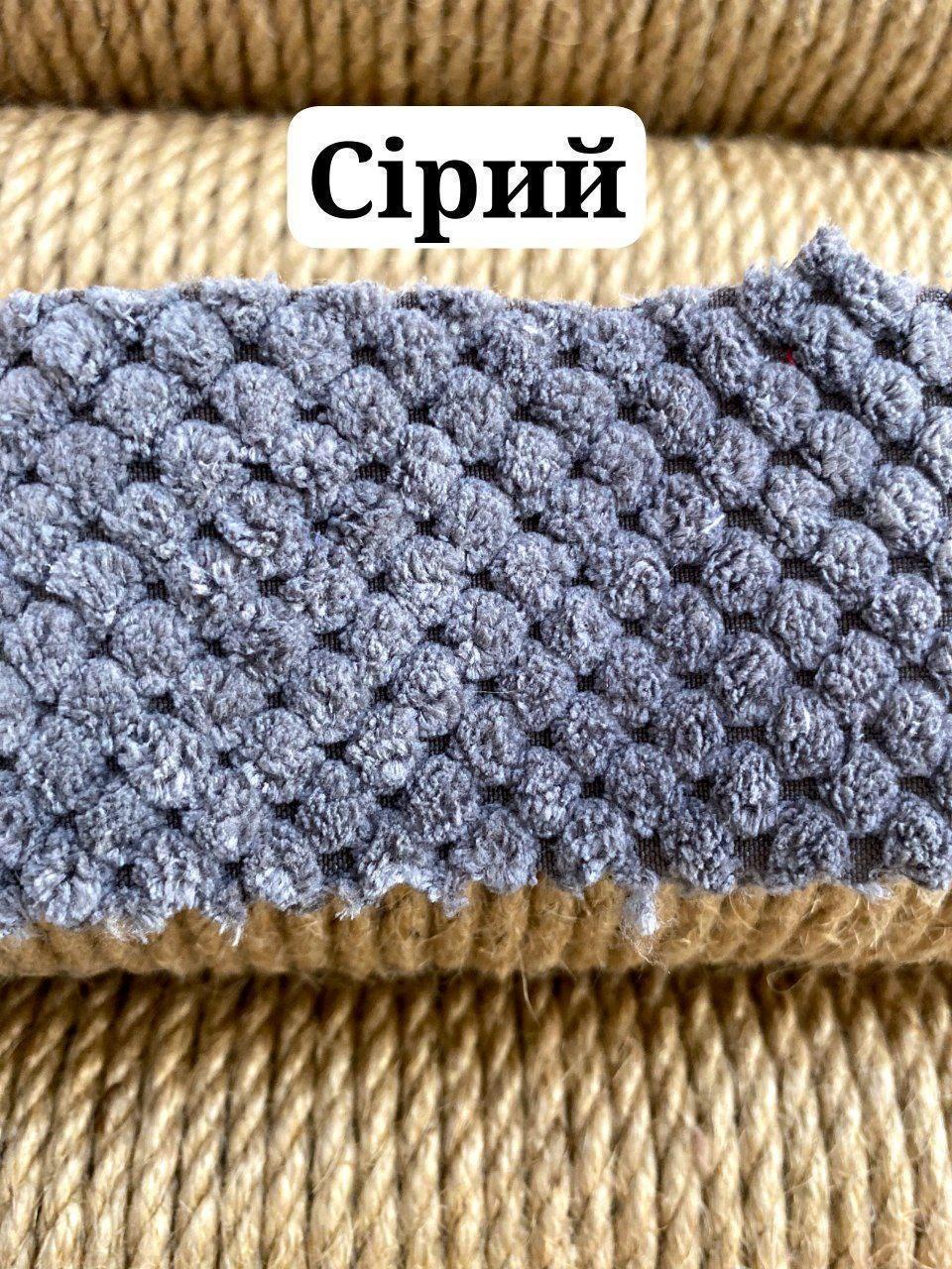 Когтеточка с домиком и лежанкой для кота 88 см Серый - фото 3