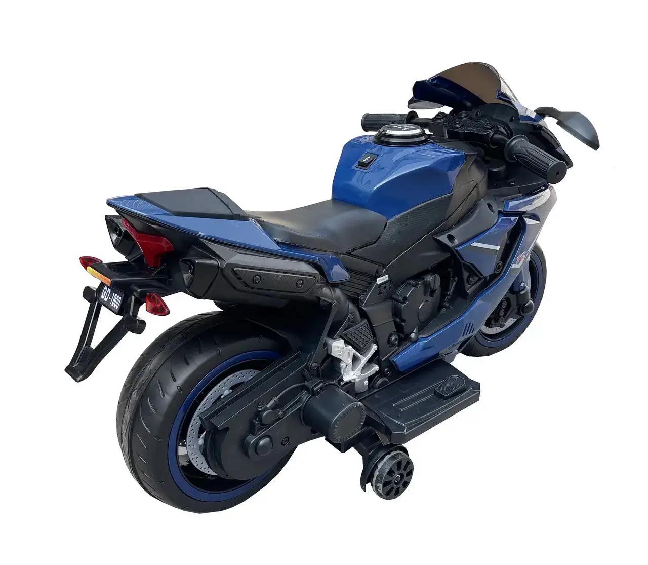 Мотоцикл дитячий на акумуляторі VOLSO VS1900B 12V від 5 років 40 Вт Синій/Чорний - фото 2 Мотоцикл дитячий на акумуляторі VOLSO VS1900B 12V від 5 років 40 Вт Синій/Чорний - фото 2