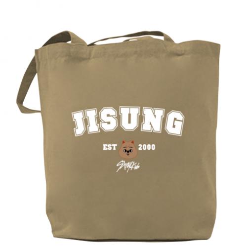 Шоппер Jisung Stray Kids 37x41 см Капучино (12846456-51-182223)