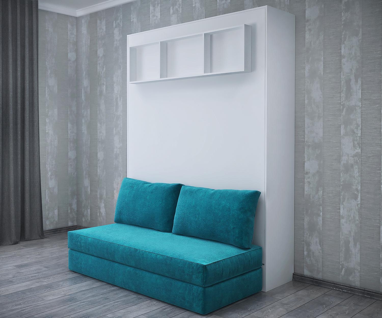 Шафа-ліжко-диван VD-6W з полицею 1200x2000 Білий (0d2121a9)