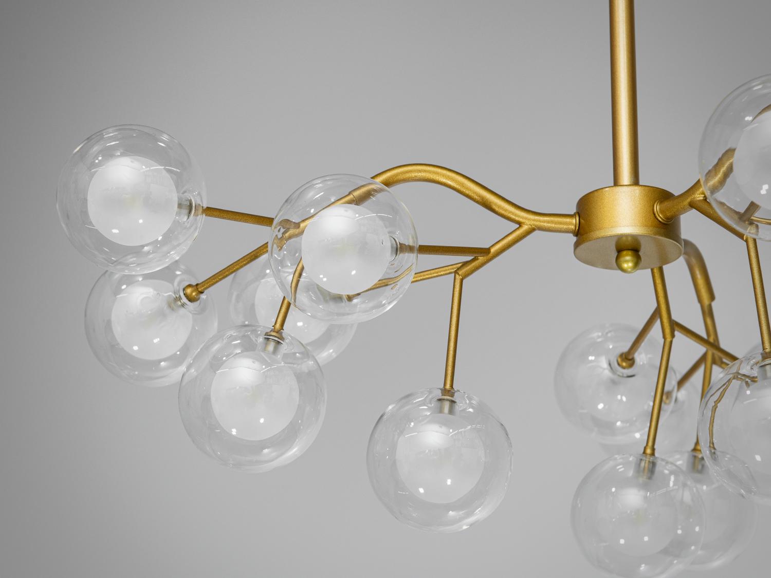 Люстра Светлячок 886-18B GD 18 ламп - фото 3 Люстра Светлячок 886-18B GD 18 ламп - фото 3