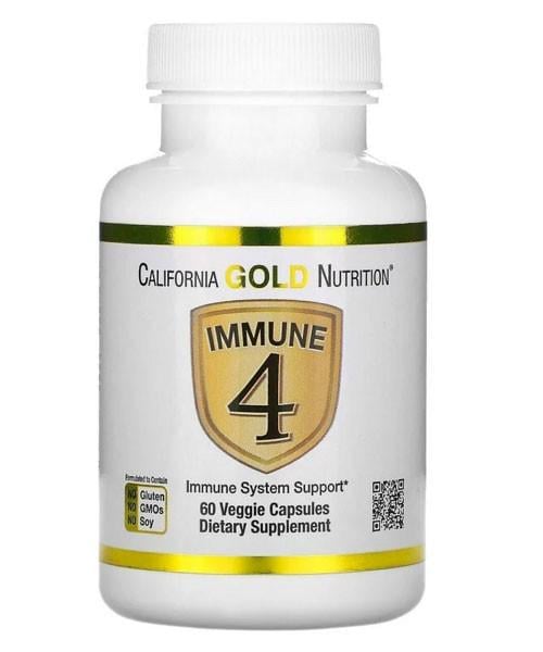 Вітамінно-мінеральний комплекс California Gold Nutrition Immune4 60 капсул