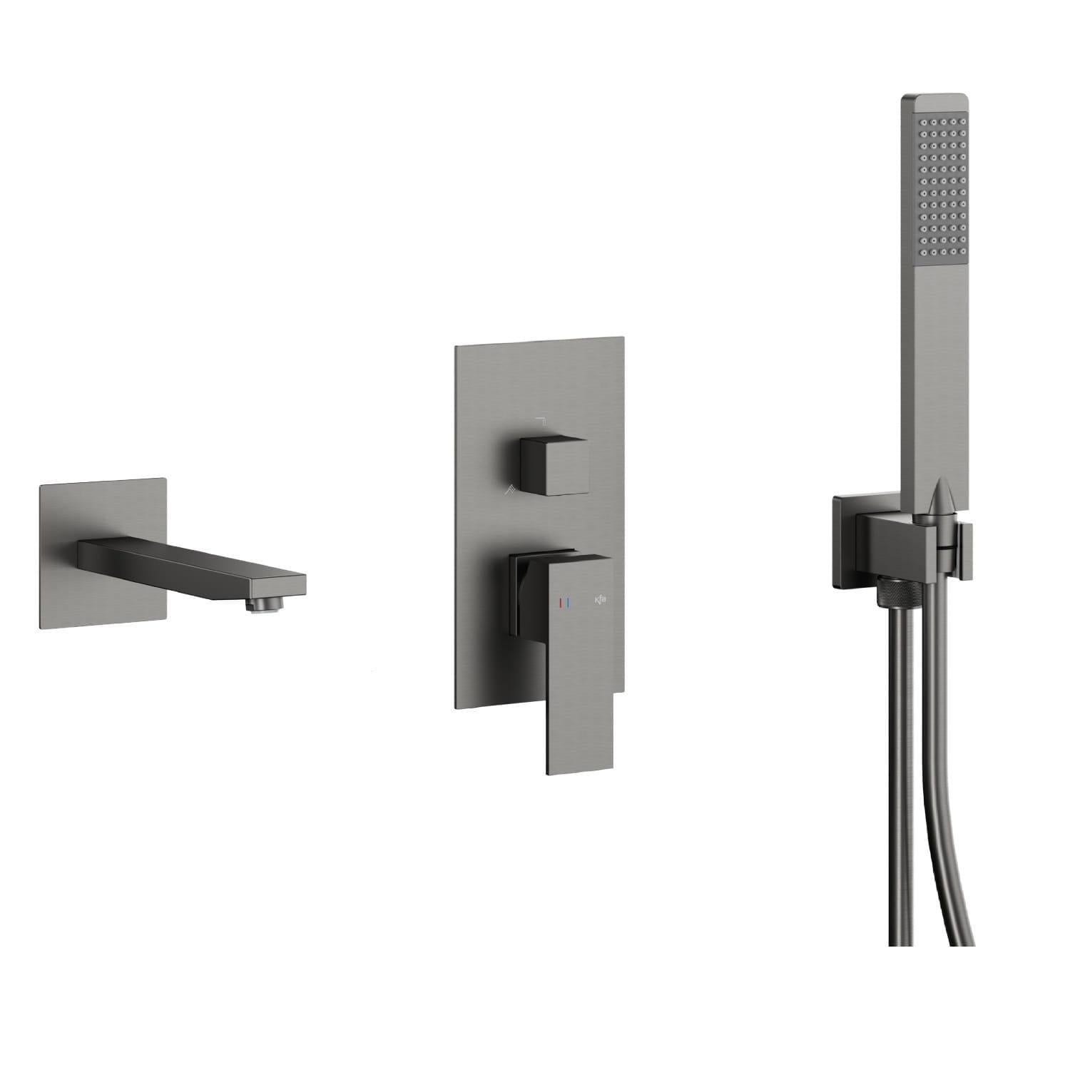 Змішувач для ванни KFA Armatura Logon одноважільний Графіт (5139-401-61)