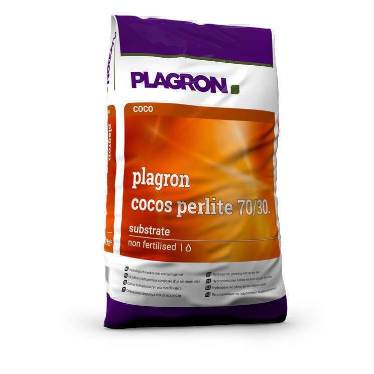 Кокосовый субстрат Plagron Cocos Perlite 70/30 с перлитом 50 л (PCP70/30) - фото 1