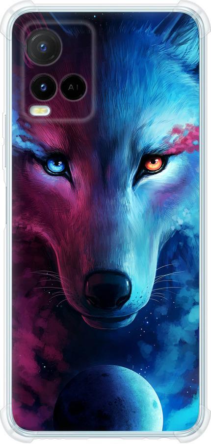 Чохол на Vivo Y21s Арт-вовк (3999sp-2550-42517)