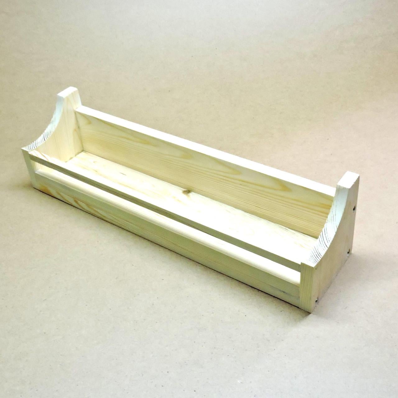 Полка настенная из дерева Ла/Пас Бланже (ПНС/000101)