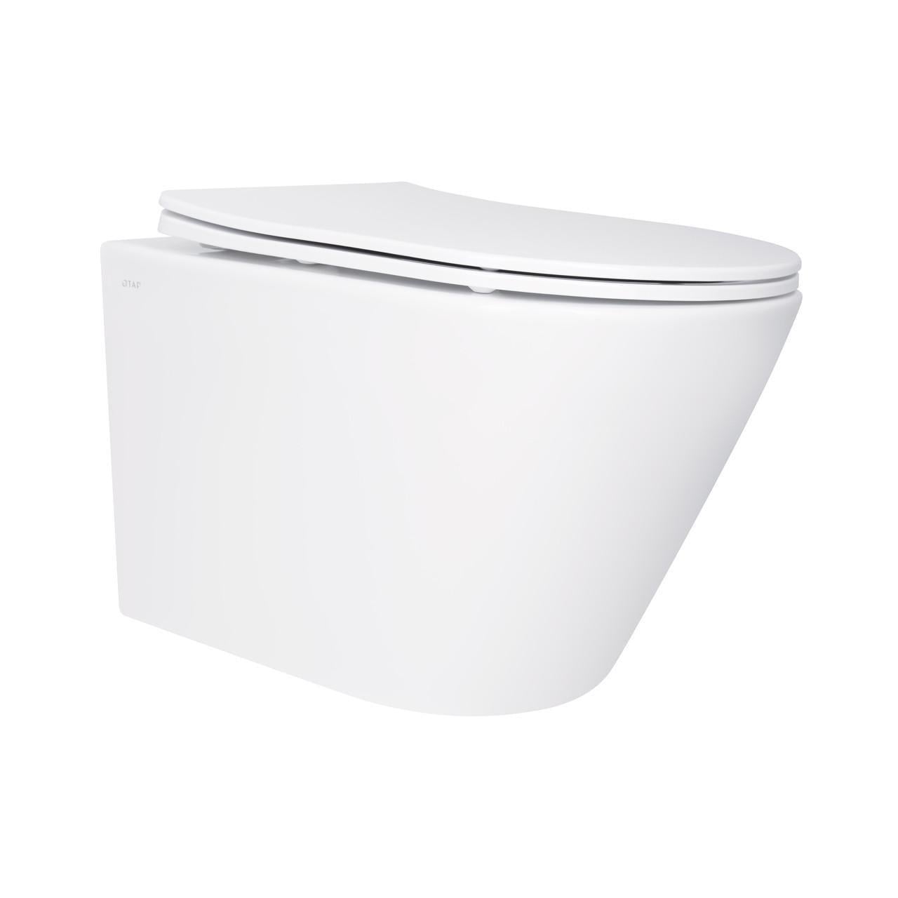 Унитаз подвесной Qtap Swan безобедочный Ultra Quiet с сиденьем Soft-close (QT16335179W) Унитаз подвесной Qtap Swan безобедочный Ultra Quiet с сиденьем Soft-close (QT16335179W)