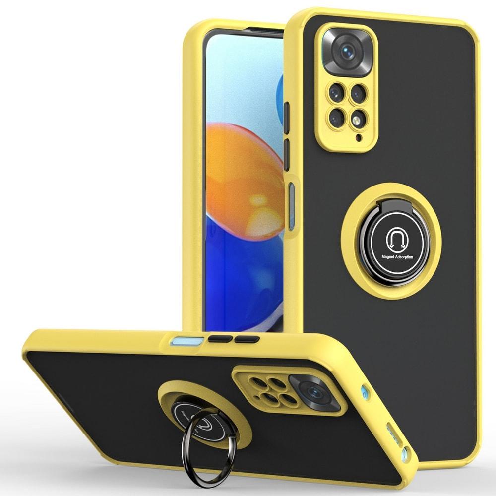 Защитный чехол MatteLuxe Xiaomi Redmi Note 11S (с кольцом) Yellow (34247-0A)