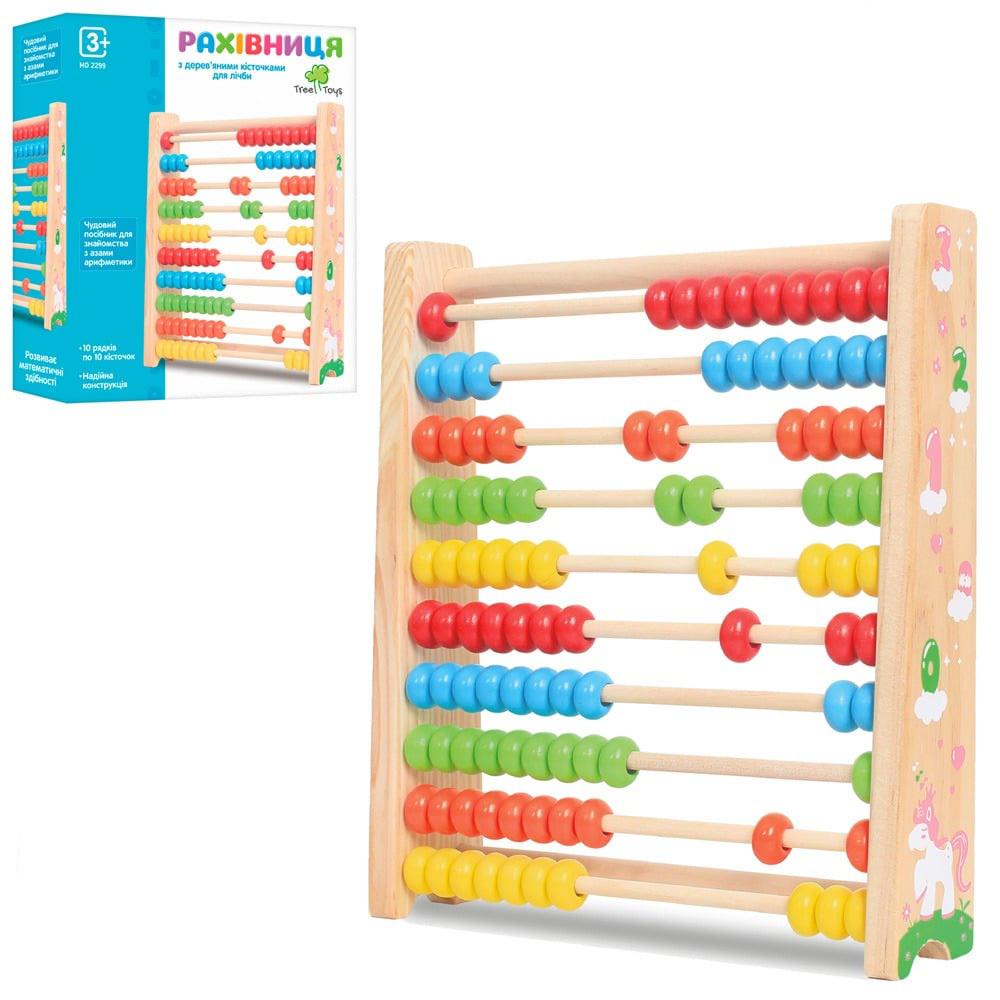 Деревянные счеты Tree Toys MD 2299 на подставке (5165)