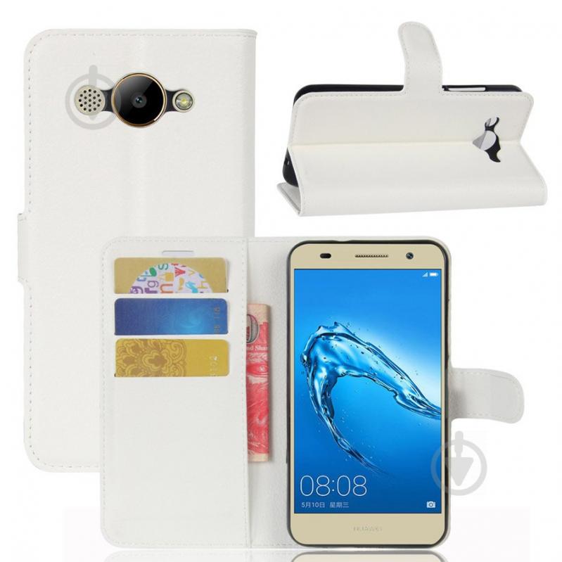 Чехол-книжка Litchie Wallet для Huawei Y3 2017 White (lwwh0090)