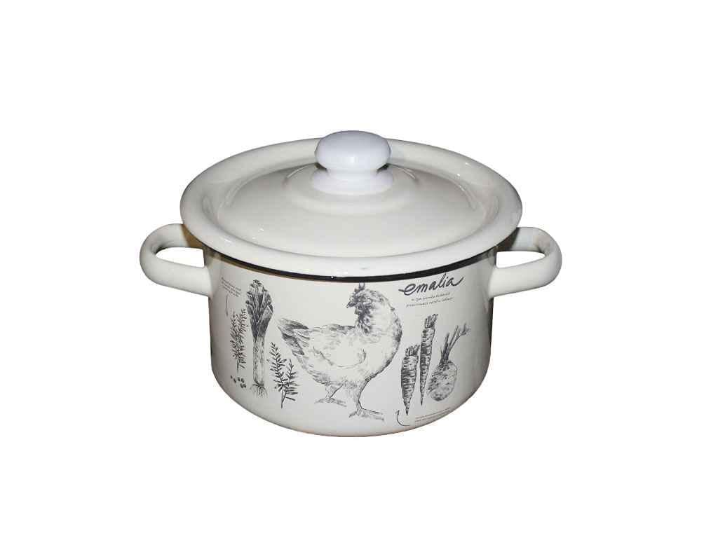 Кастрюля Idilia Rosol 2 л Молочный (I1610)