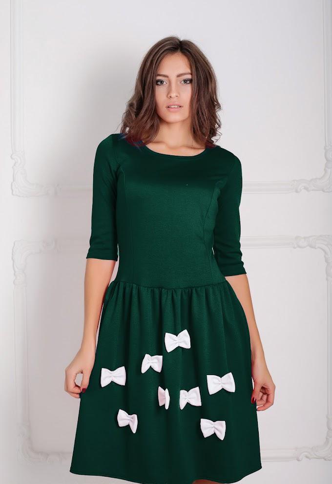 Сукня Podium Sevani 20417-DARKGREEN XS Зелений