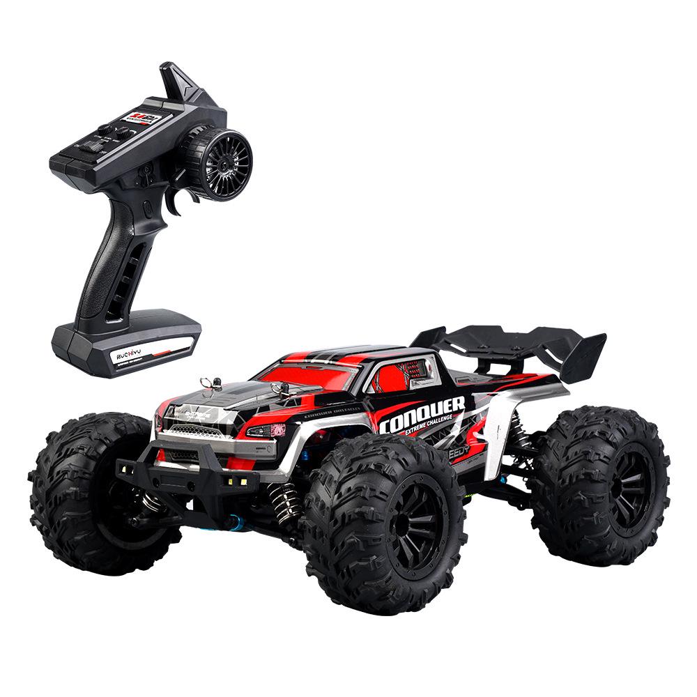 Радиоуправляемая машина Conquer RC WL Toys монстр-трак 4х4 38км/ч 1/16 Красный (16102R)