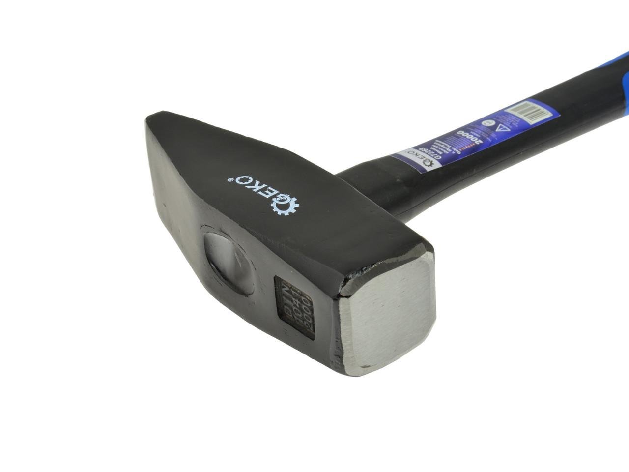 Молоток слюсара GeKo premium з ручкою зі скловолокна покритого TPR 2,0 кг (G72269) - фото 2 Молоток слюсара GeKo premium з ручкою зі скловолокна покритого TPR 2,0 кг (G72269) - фото 2