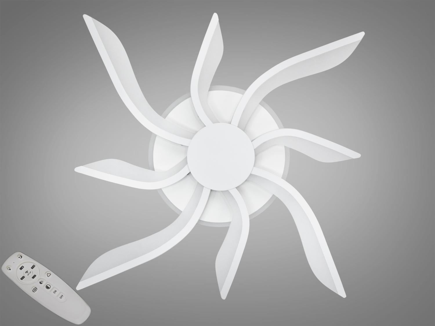 Люстра потолковая светодиодная Diasha с диммером 65W Белый (2480/4+4WH 3col dim)