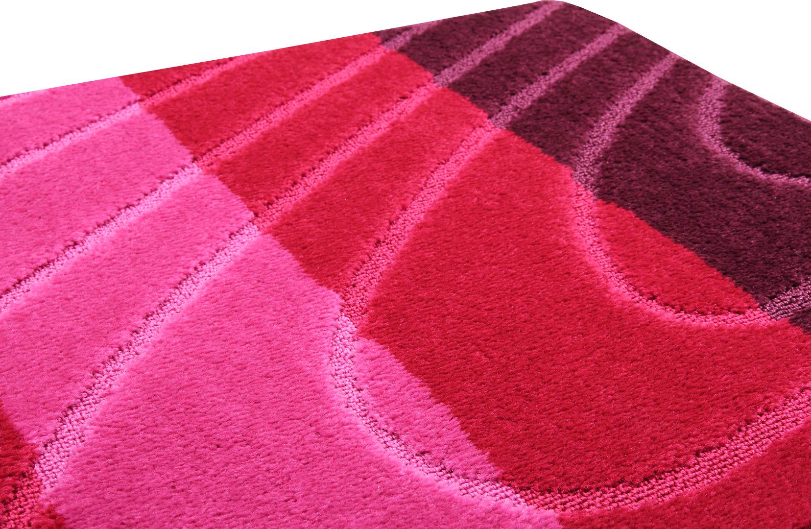 Набор ковриков в ванную комнату Relana Elana 9129 60x100 + 60x50 см Баклажановый - фото 6 Набор ковриков в ванную комнату Relana Elana 9129 60x100 + 60x50 см Баклажановый - фото 6