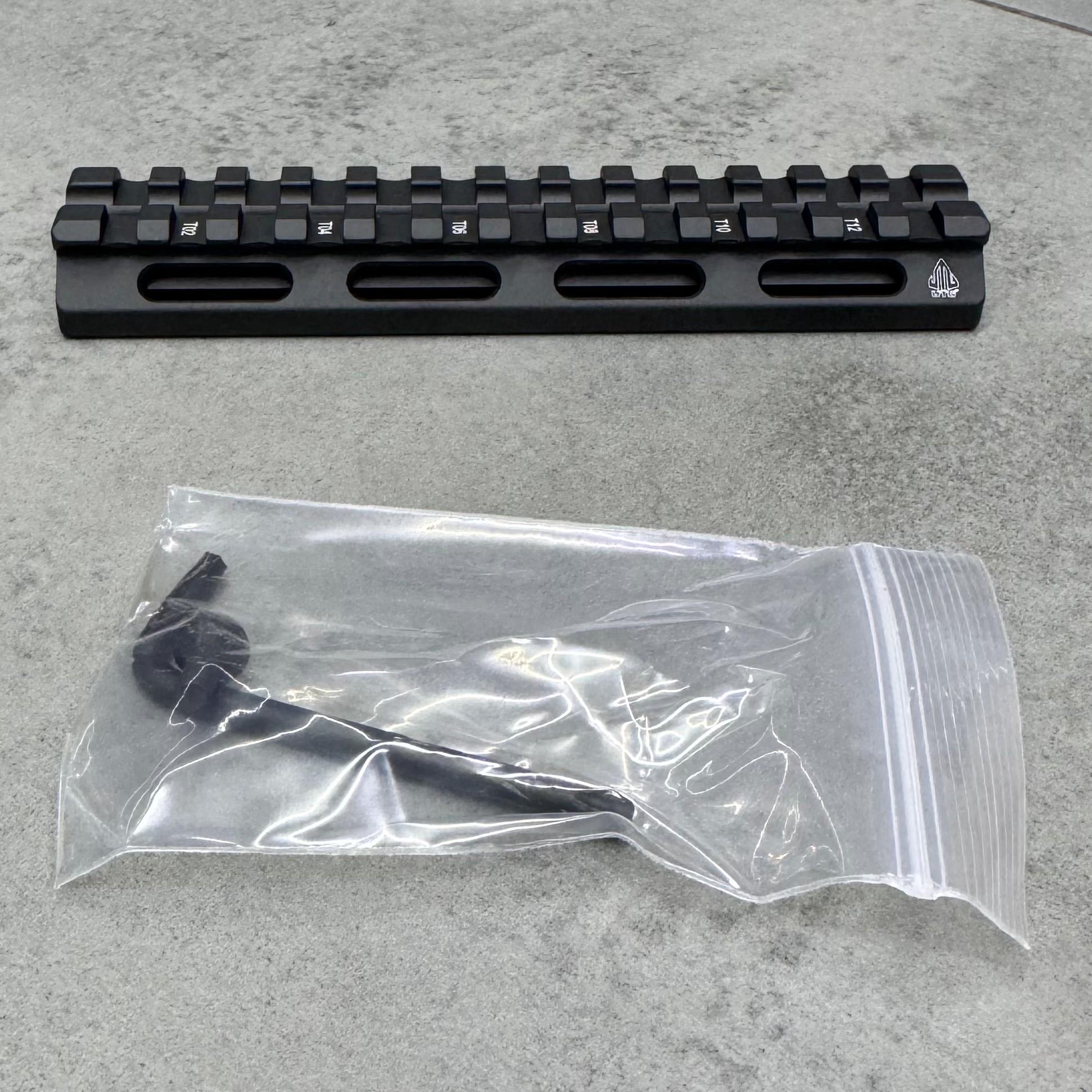 Компенсатор висоти Leapers UTG Universal 12,7x140 мм 13 слотів Weaver/Picatinny (MT-RSX5L)