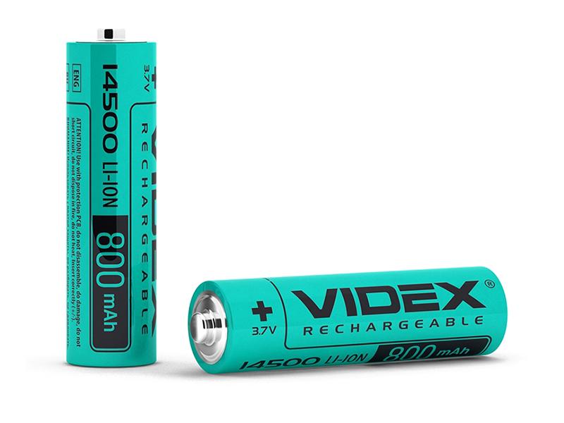 Аккумулятор Videx Li-lon 14500 без защиты bulk 800 mAh 1 шт. (7284) - фото 2