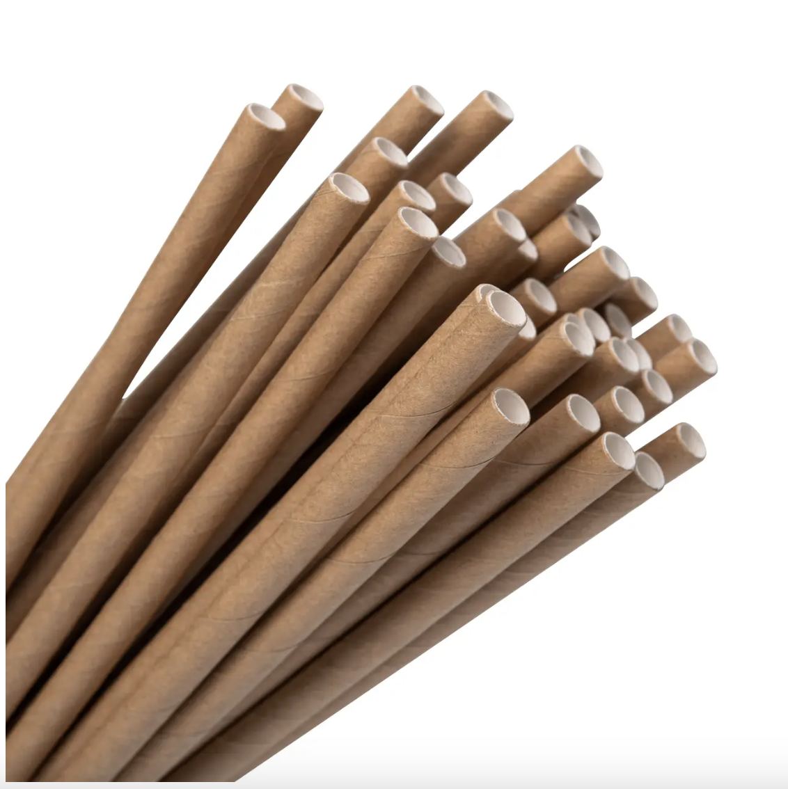 Трубочки бумажные крафт 7х195 мм 200 шт/уп. Трубочки бумажные крафт 7х195 мм 200 шт/уп.