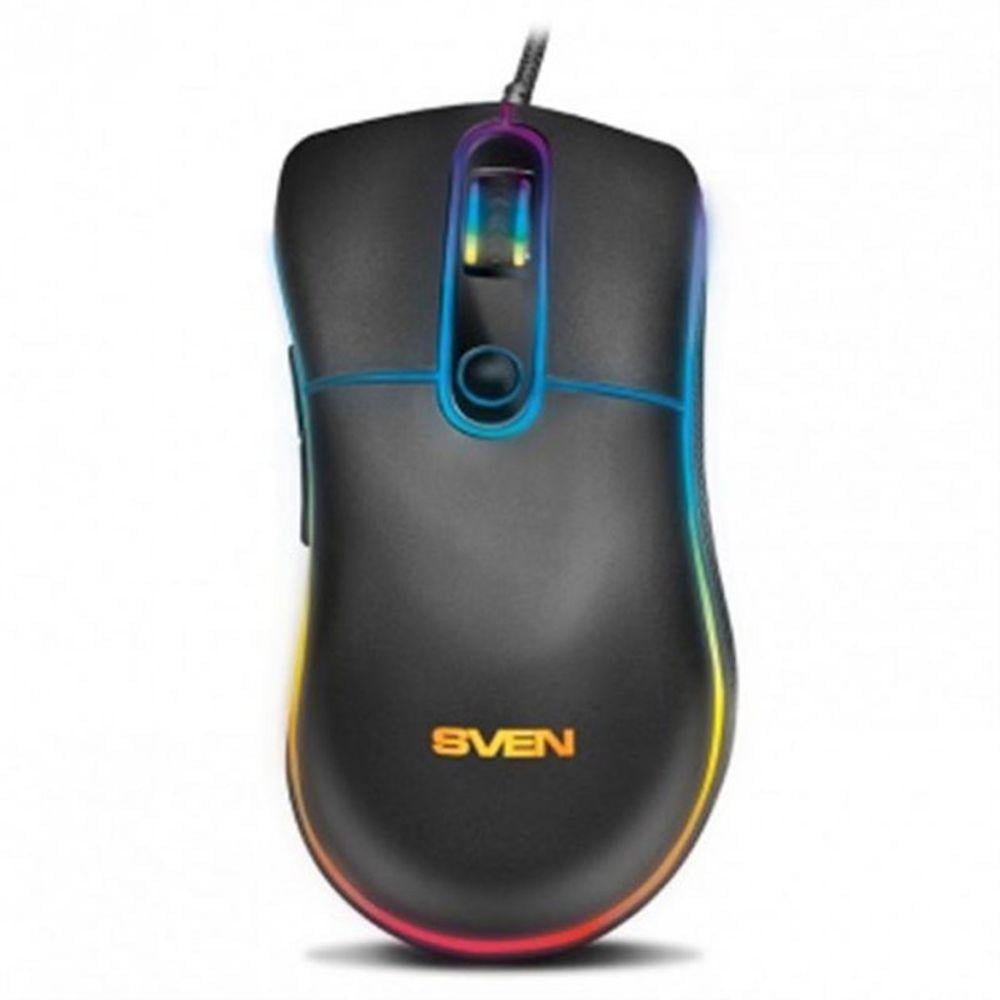 Миша Sven RX-G940 Gaming USB 6000 dpi 5 кнопок підсвітка Black (101349)