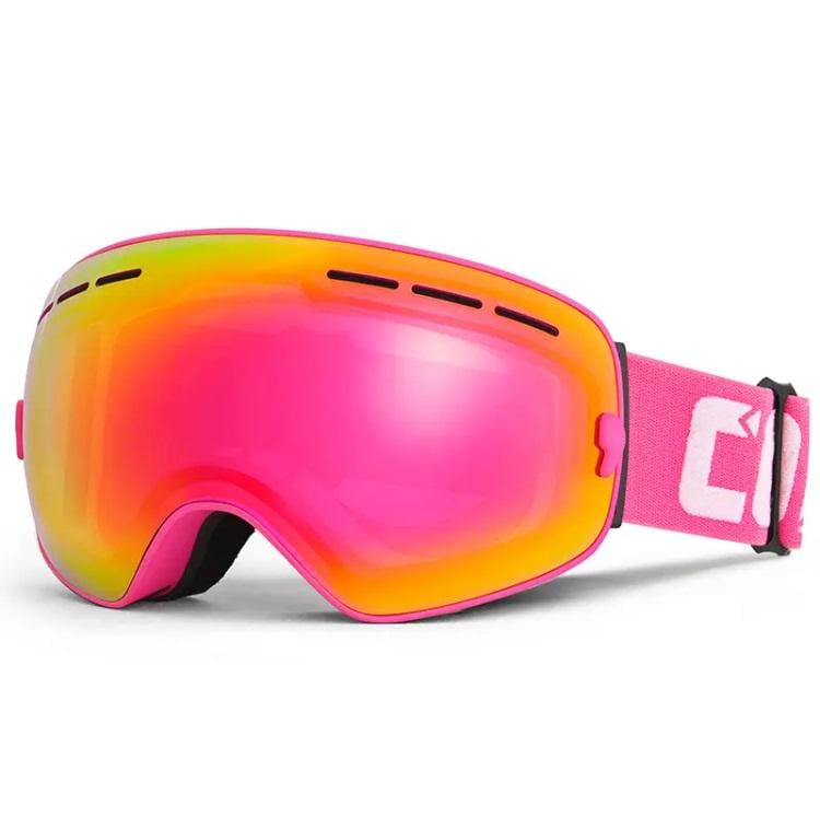 Маска для лиж і сноуборду Copozz GOG-201 Anti-Fog Ski Pink (60006)