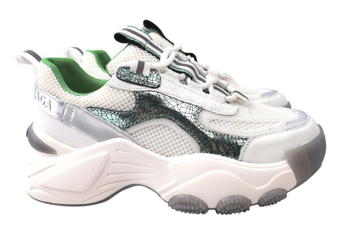 Кроссовки женские Gifanni из текстиля на низком ходу на шнуровке р. 39 Белый (89-21DK)