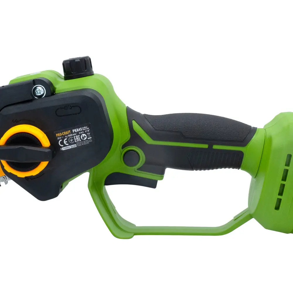 Пила безщіткова акумуляторна ProCraft PKA45 з 2 акумуляторами та зарядним пристроєм з кейсом - фото 10 Пила безщіткова акумуляторна ProCraft PKA45 з 2 акумуляторами та зарядним пристроєм з кейсом - фото 10