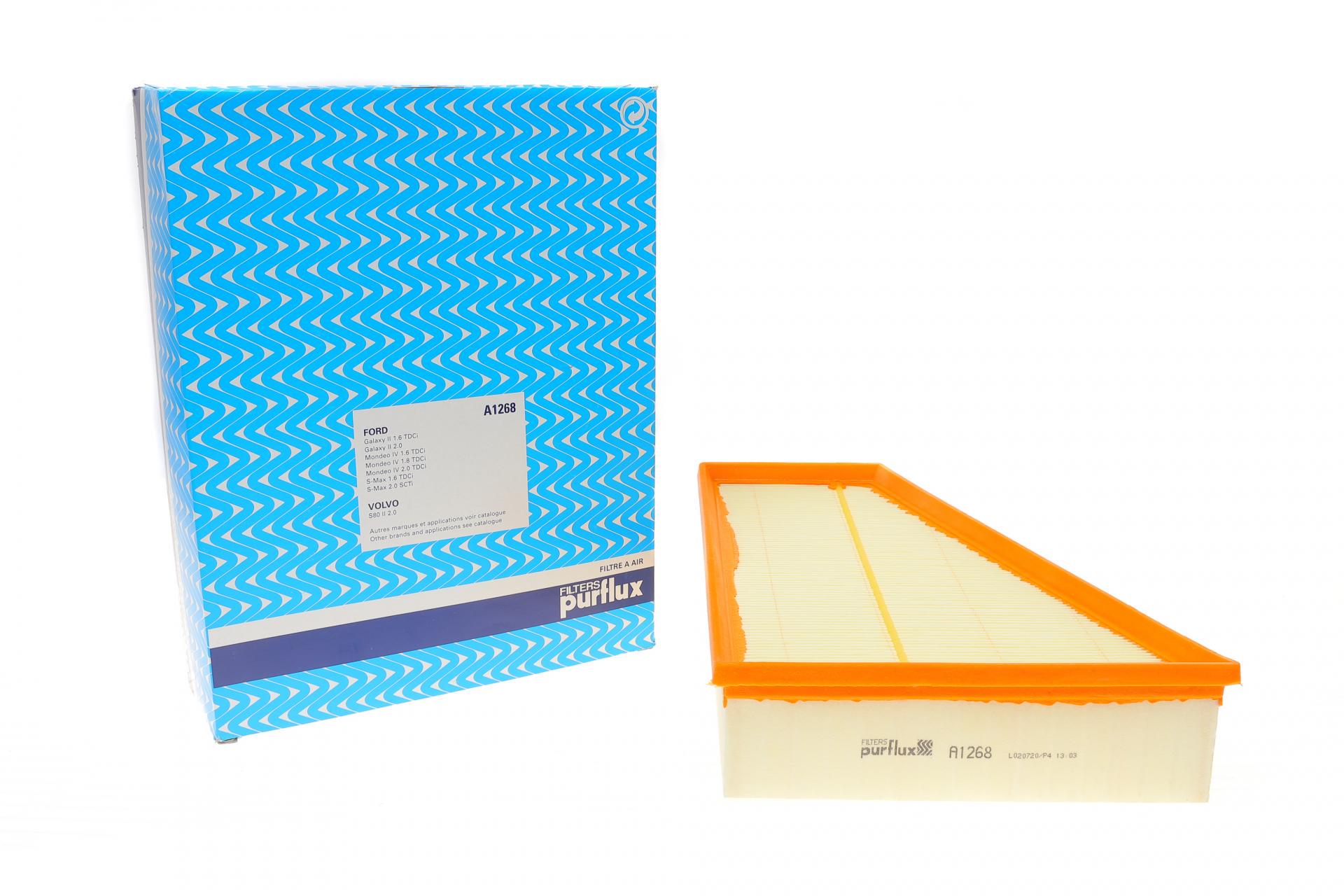 Фильтр воздушный PURFLUX для Ford Galaxy/Mondeo/S-Max 06- (A1268)