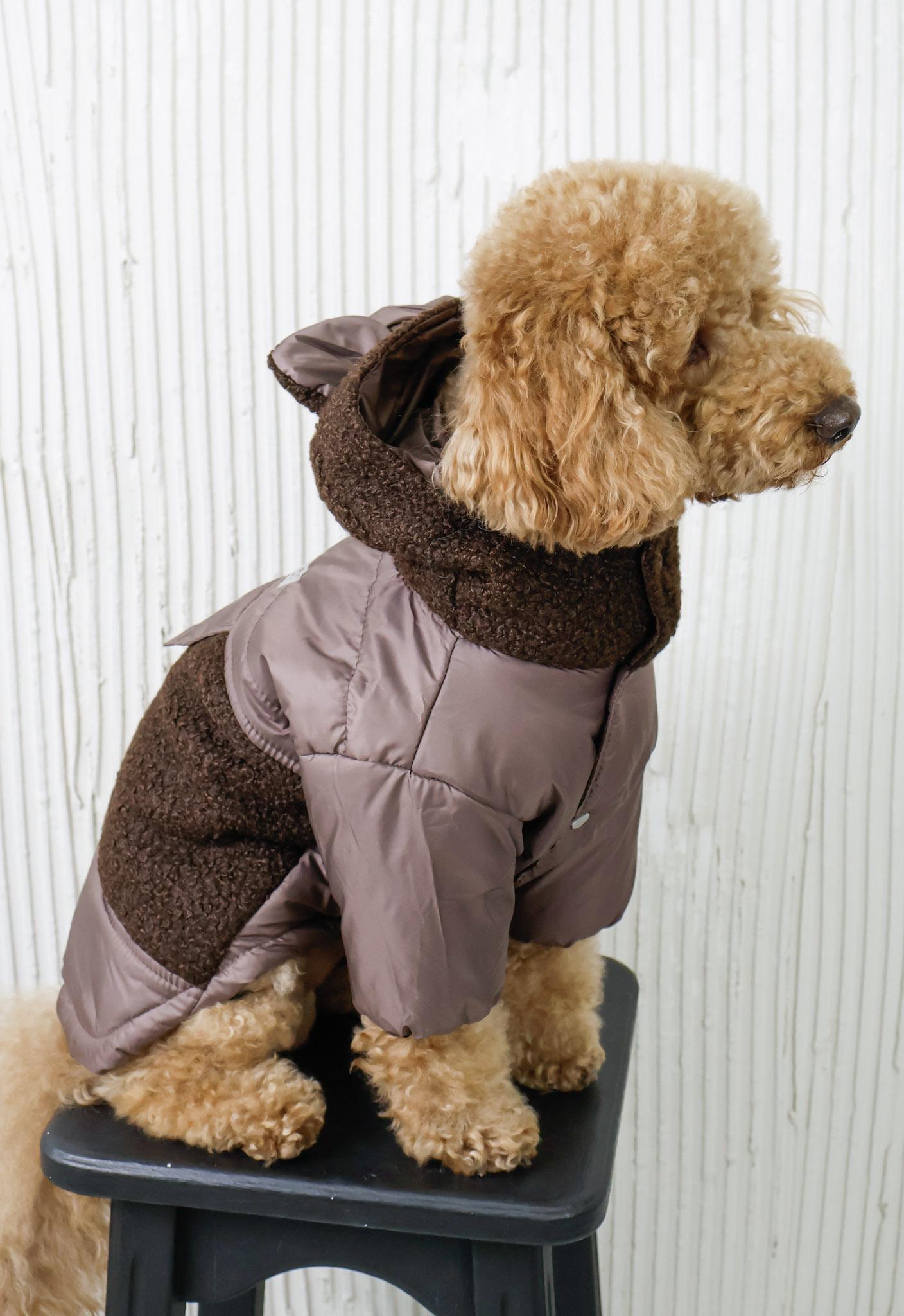Куртка для собак Teddy K-99 р. 2 Шоколадний (sp9-12524)