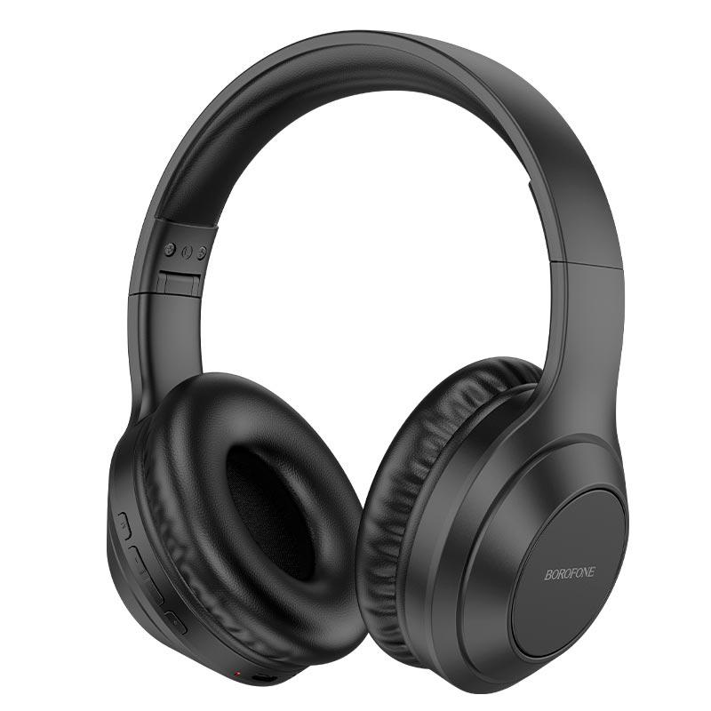 Навушники бездротові Borofone Player BT headphones BO20 Bluetooth BT5.3 AUX 10h Black (574039)