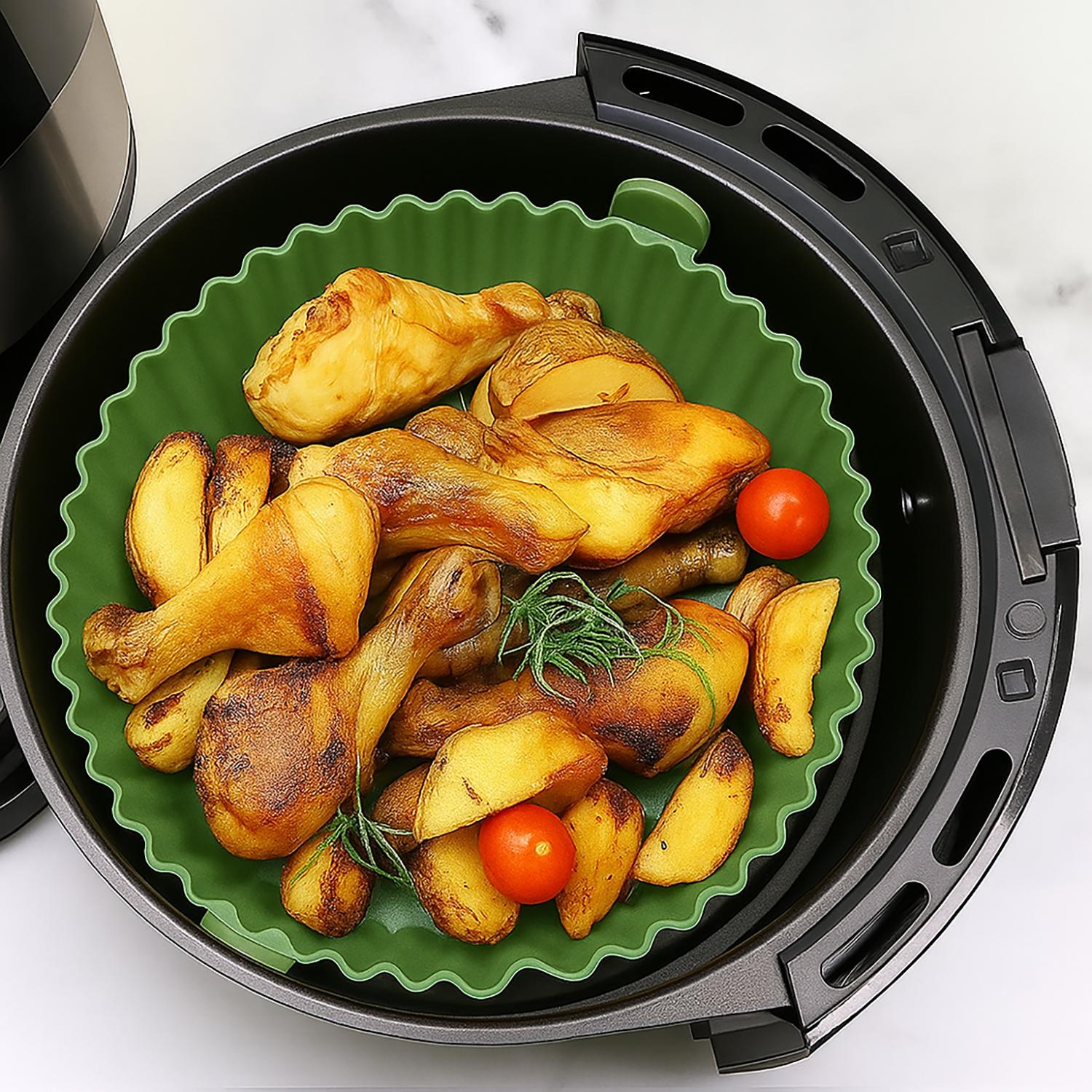 Форма силиконовая 22х22 см Зеленый (87961) - фото 9 Форма силиконовая 22х22 см Зеленый (87961) - фото 9