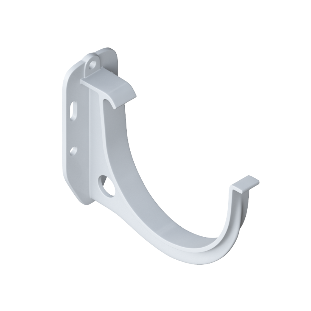 Кронштейн желоба Alta Profil 125 система ПВХ Белый (18169798)